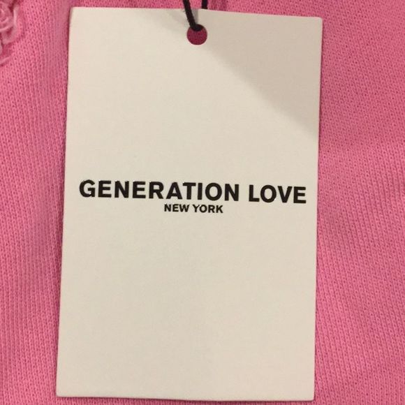 NWT, REVOLVE Generation Love, Astra Ruffle Sweatpants in Pink -Fits XS/S - Picture 4 of 4